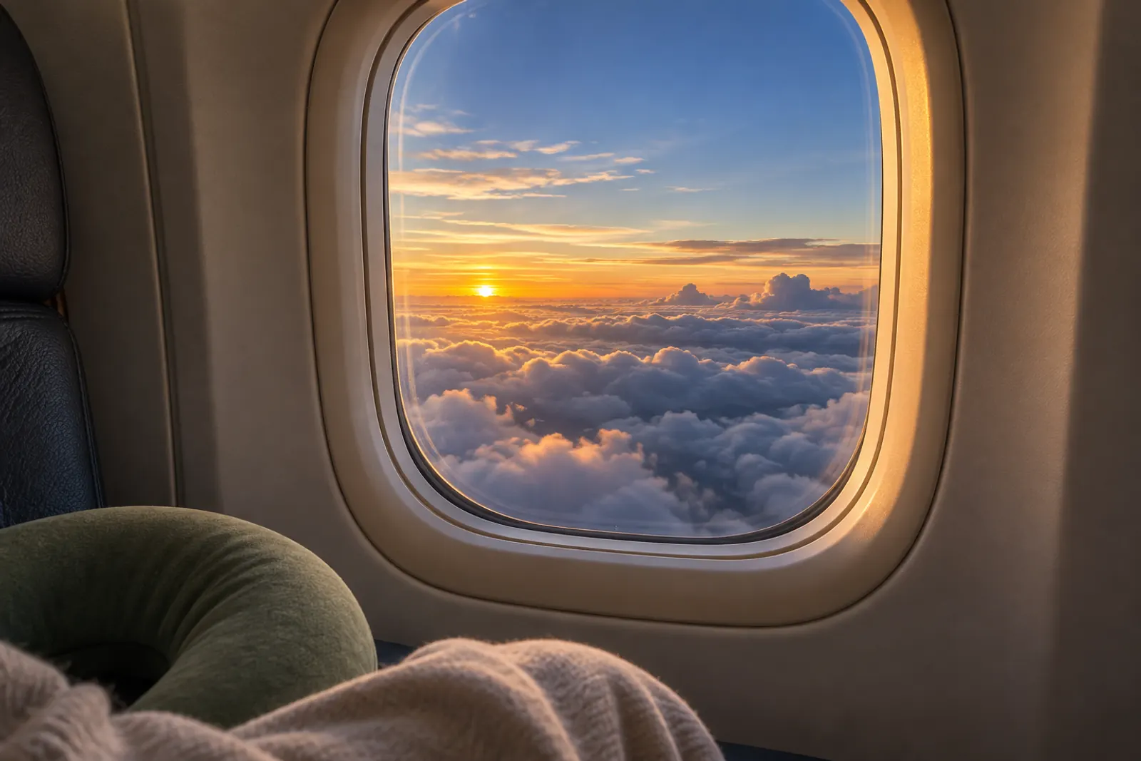 Soft daylight falls through a window beside a quiet place to rest.